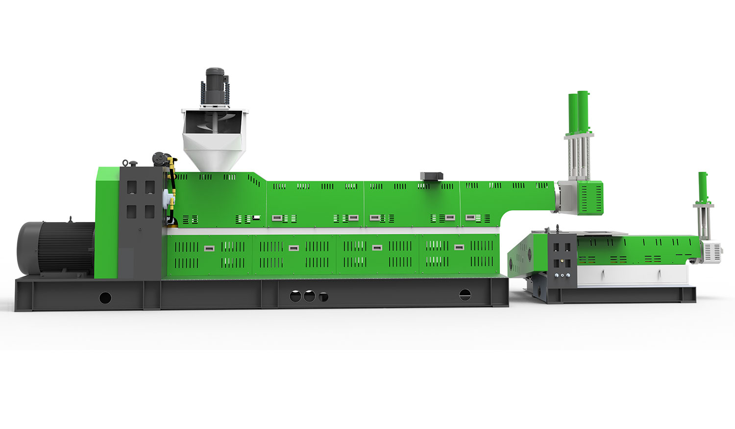 薄膜水洗上单下单造粒机